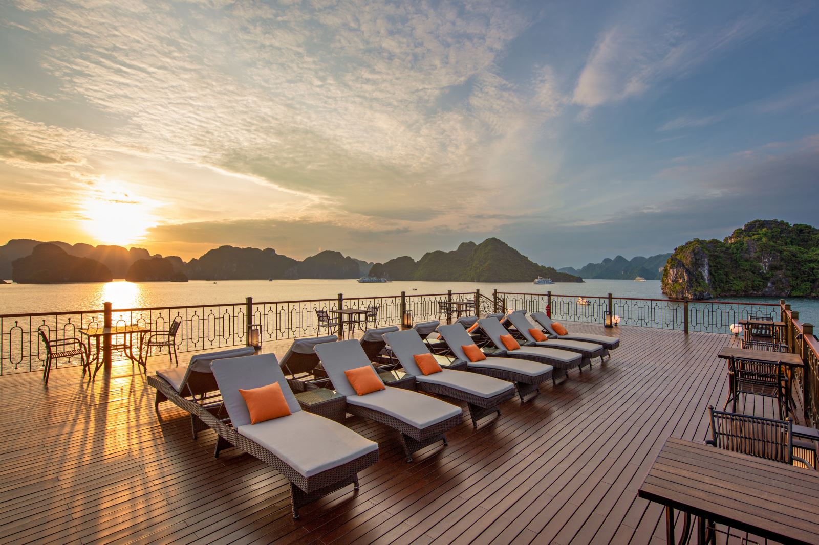 Infinity Deck  - Redefining Luxury: A World of Private Elegance on Indochine Cruises