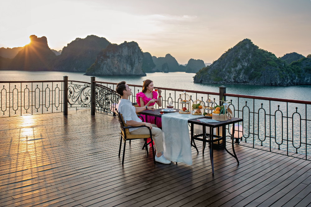 Explore HaLong Bay amidst Indochine Style on Indochine Premium Cruise